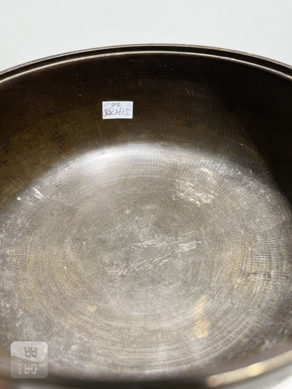 清乾隆 “大清乾隆年制”款铜云纹豆一对 - 图14